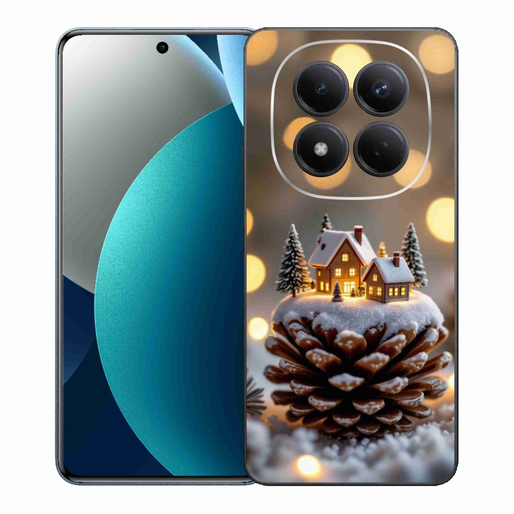 Gél borítás mmCase a Xiaomi Redmi Note 15 Pro számára - téli falu