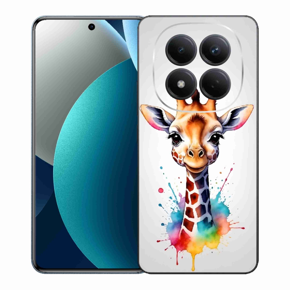 Gél borítás mmCase a Xiaomi Redmi Note 15 Pro-hoz - zsiráf 1