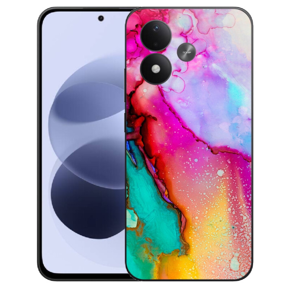 mmCase gél tok a Xiaomi Redmi Note 17 4G/5G-hez – absztrakt 24