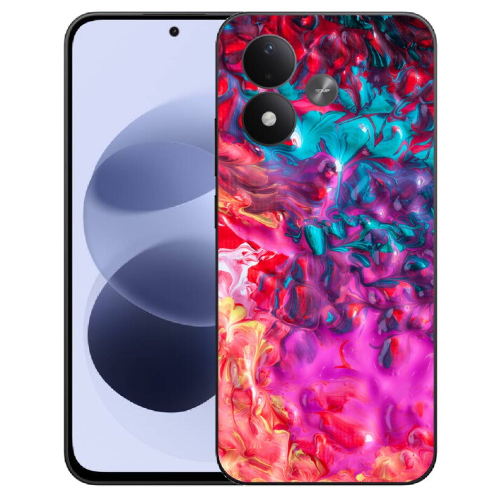 mmCase gél tok a Xiaomi Redmi Note 17 4G/5G-hez – absztrakt 27