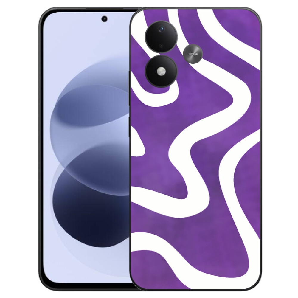 mmCase gél tok a Xiaomi Redmi Note 17 4G/5G-hez – absztrakt 30
