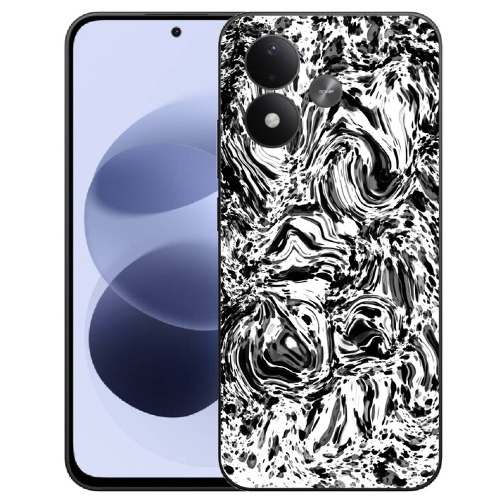 mmCase gél tok a Xiaomi Redmi Note 17 4G/5G-hez – absztrakt 4