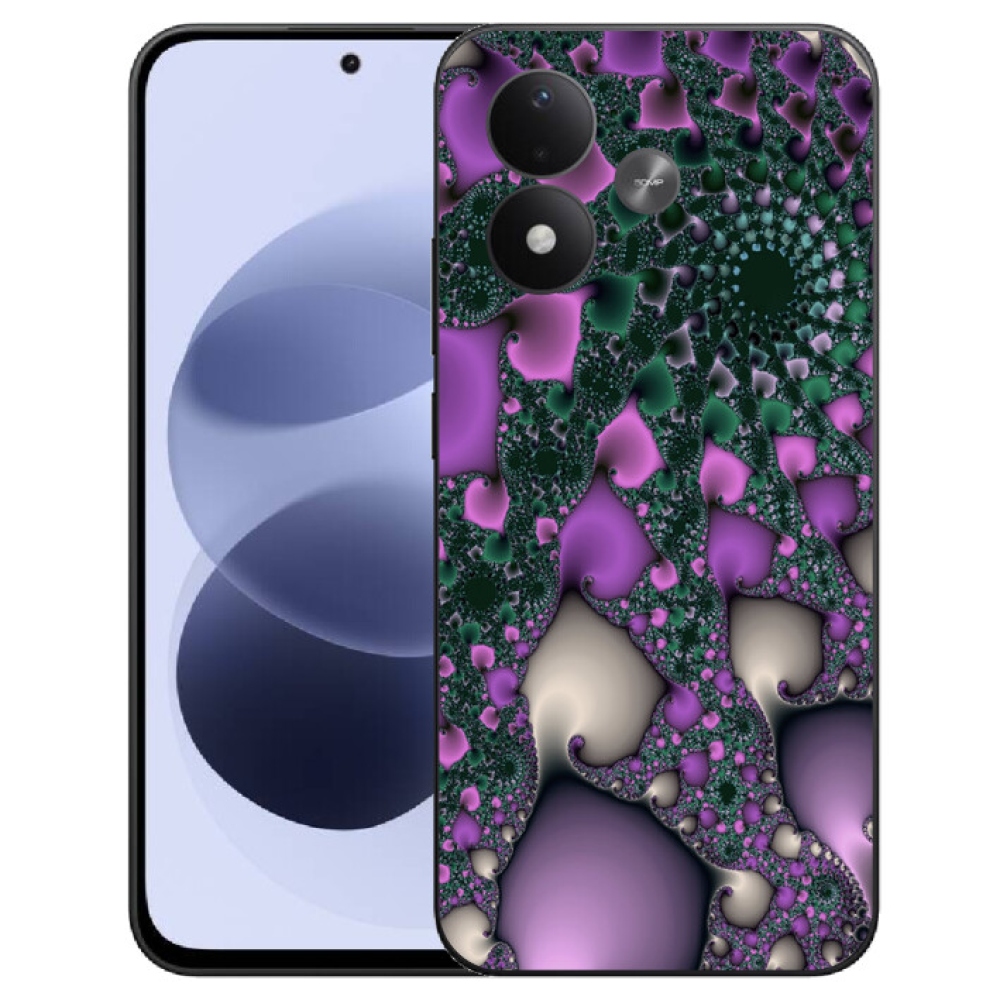 mmCase gél tok a Xiaomi Redmi Note 17 4G/5G-hez – absztrakt 7