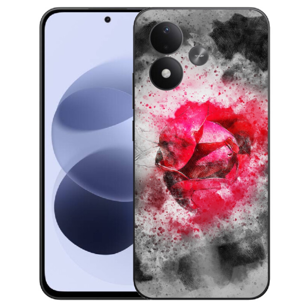 mmCase gél tok a Xiaomi Redmi Note 17 4G/5G-hez – absztrakt 9