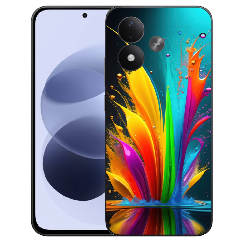 mmCase gél tok a Xiaomi Redmi Note 17 4G/5G-hez – absztrakt motívum 1
