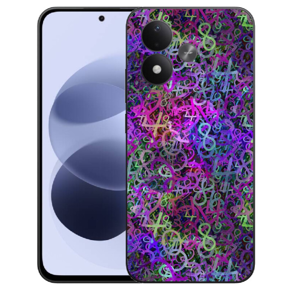 mmCase géltok a Xiaomi Redmi Note 17 4G/5G-hez – absztrakt motívum 25
