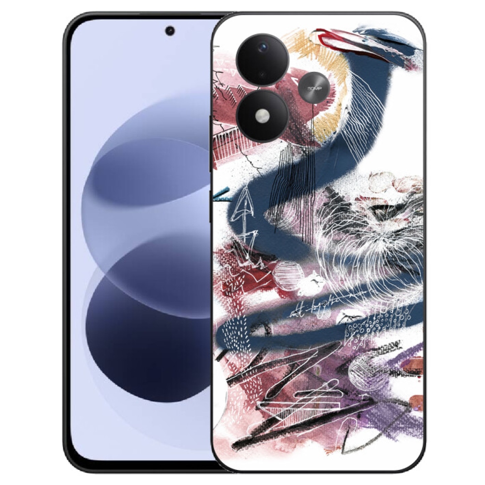 mmCase géltok a Xiaomi Redmi Note 17 4G/5G-hez – absztrakt motívum 28