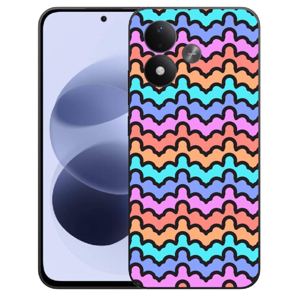 mmCase gélhuzat a Xiaomi Redmi Note 17 4G/5G-hez – absztrakt motívum 30