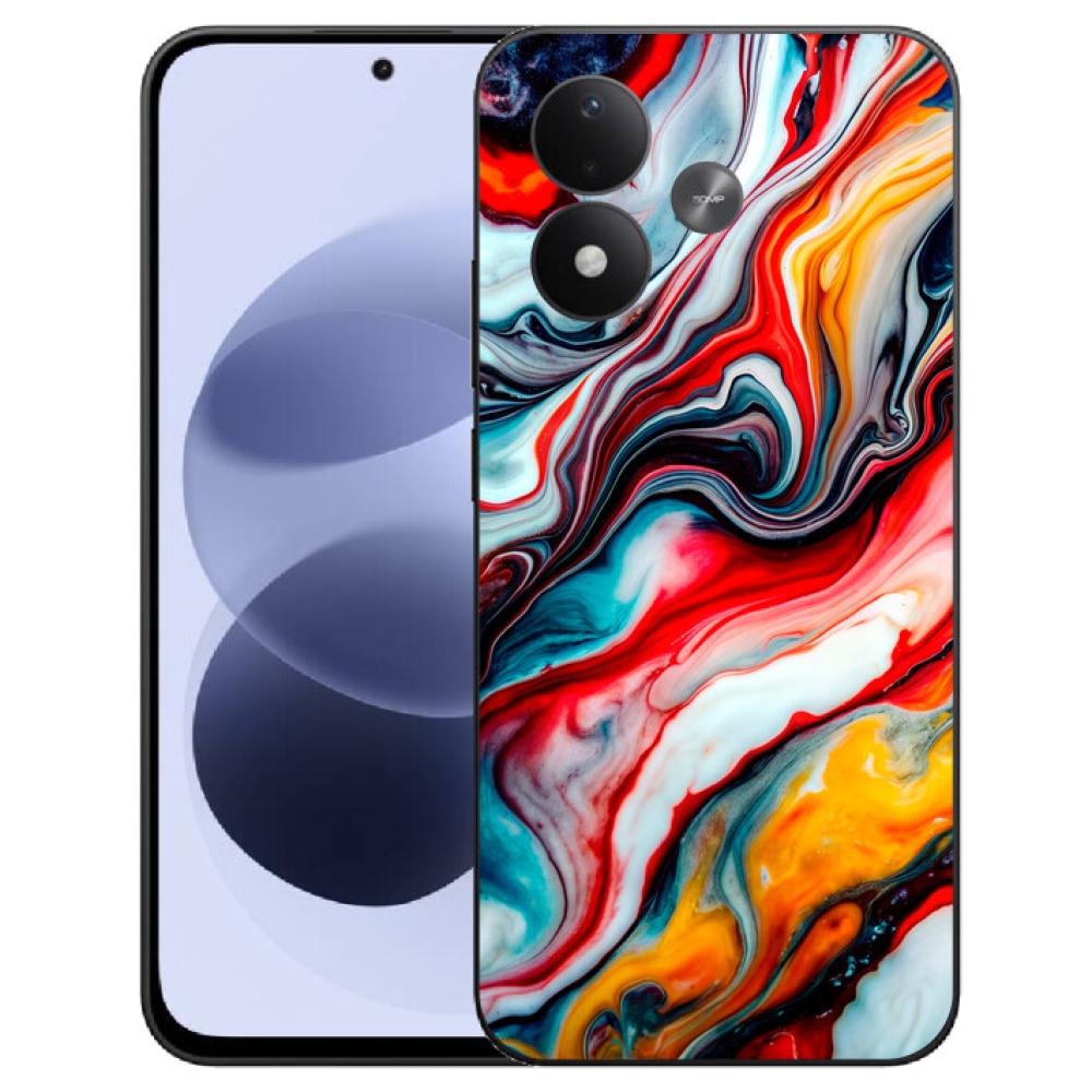 mmCase gélhuzat a Xiaomi Redmi Note 17 4G/5G-hez – absztrakt motívum 35