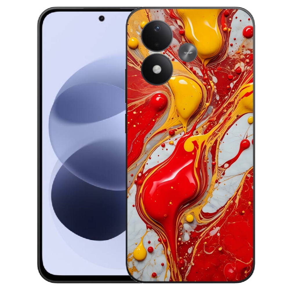 mmCase géltok a Xiaomi Redmi Note 17 4G/5G-hez – absztrakt motívum 42