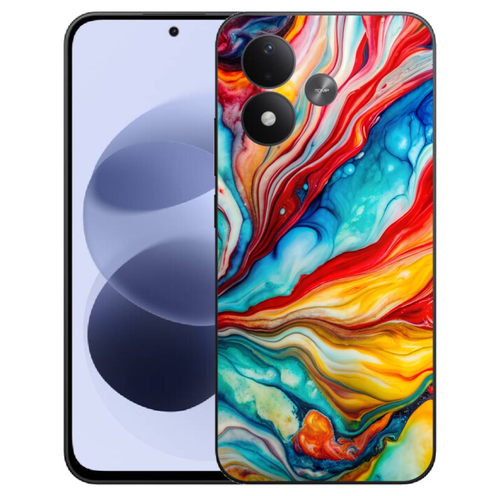 mmCase gélhuzat a Xiaomi Redmi Note 17 4G/5G-hez – absztrakt motívum 58