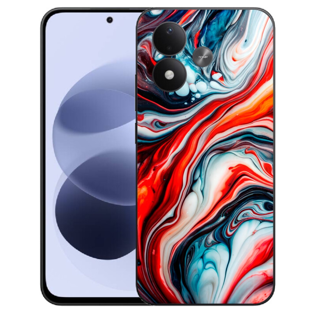 mmCase géltok a Xiaomi Redmi Note 17 4G/5G-hez – absztrakt motívum 63