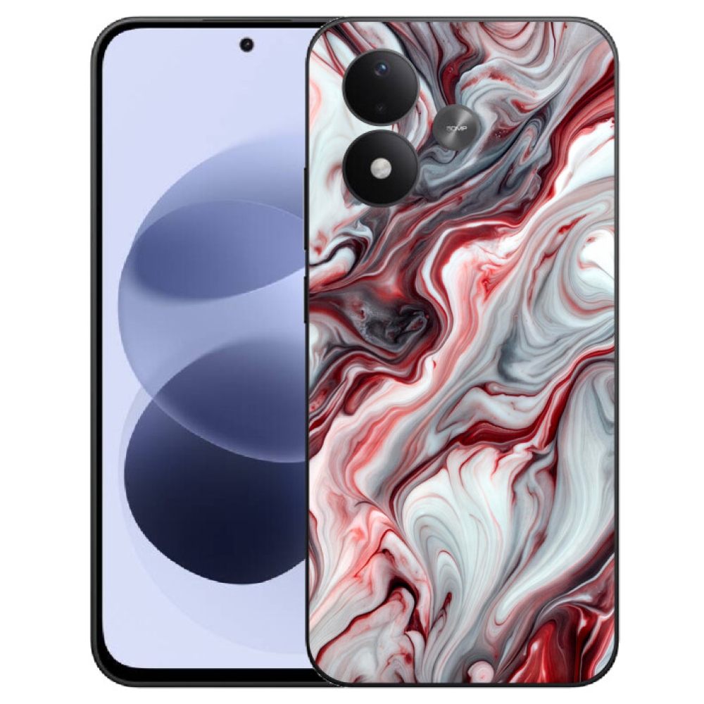 mmCase gélhuzat a Xiaomi Redmi Note 17 4G/5G-hez – absztrakt motívum 64