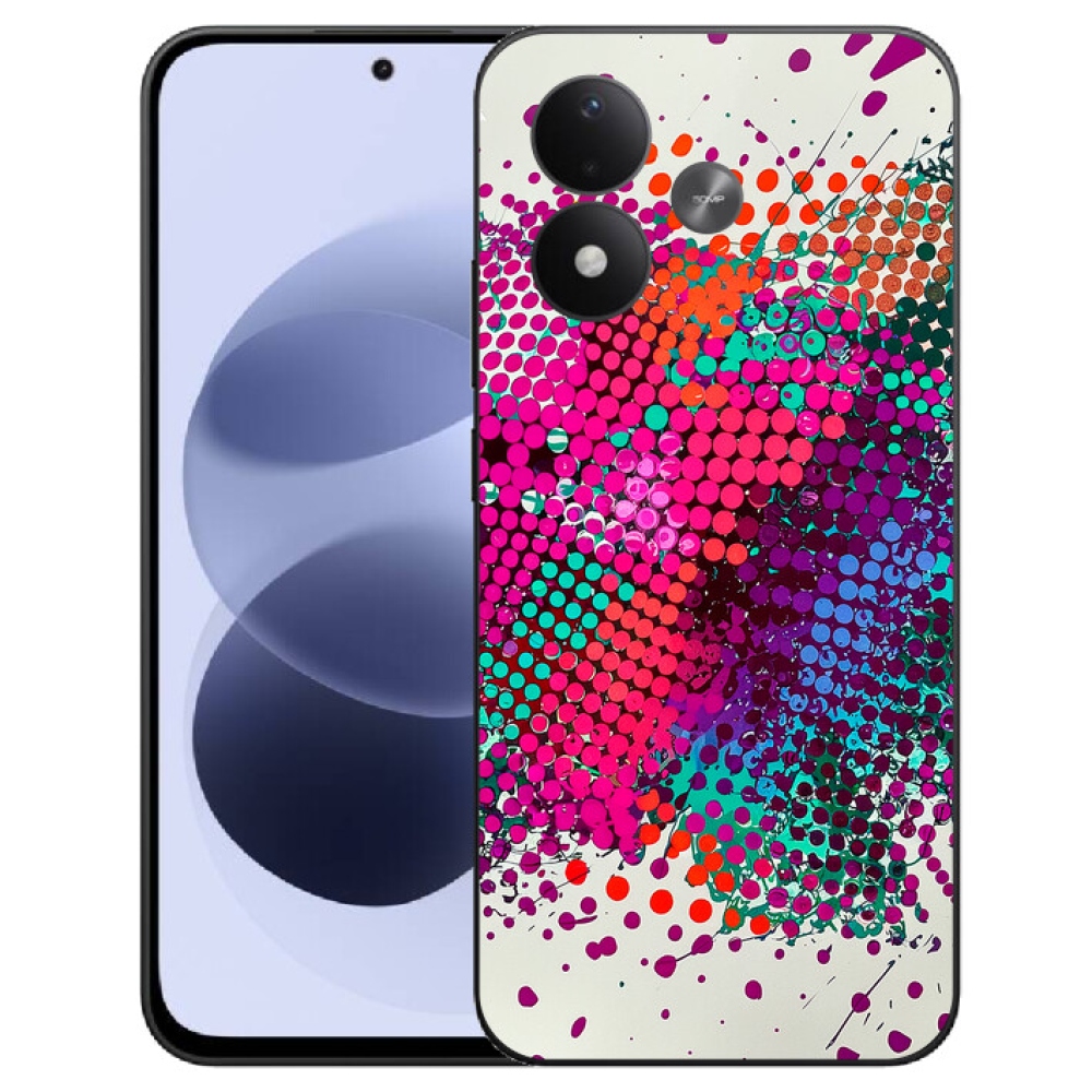 mmCase gélhuzat a Xiaomi Redmi Note 17 4G/5G-hez – absztrakt motívum 65
