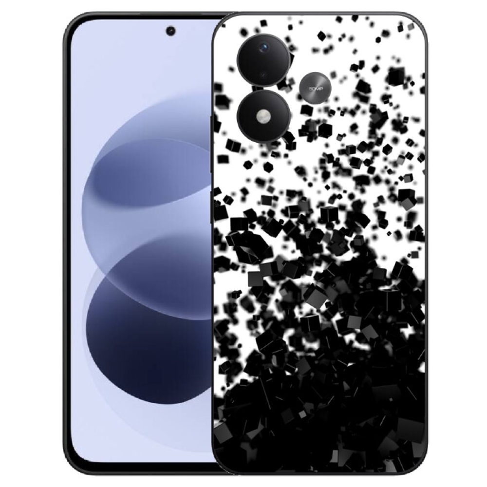mmCase gél tok a Xiaomi Redmi Note 17 4G/5G-hez – absztrakt minta 1
