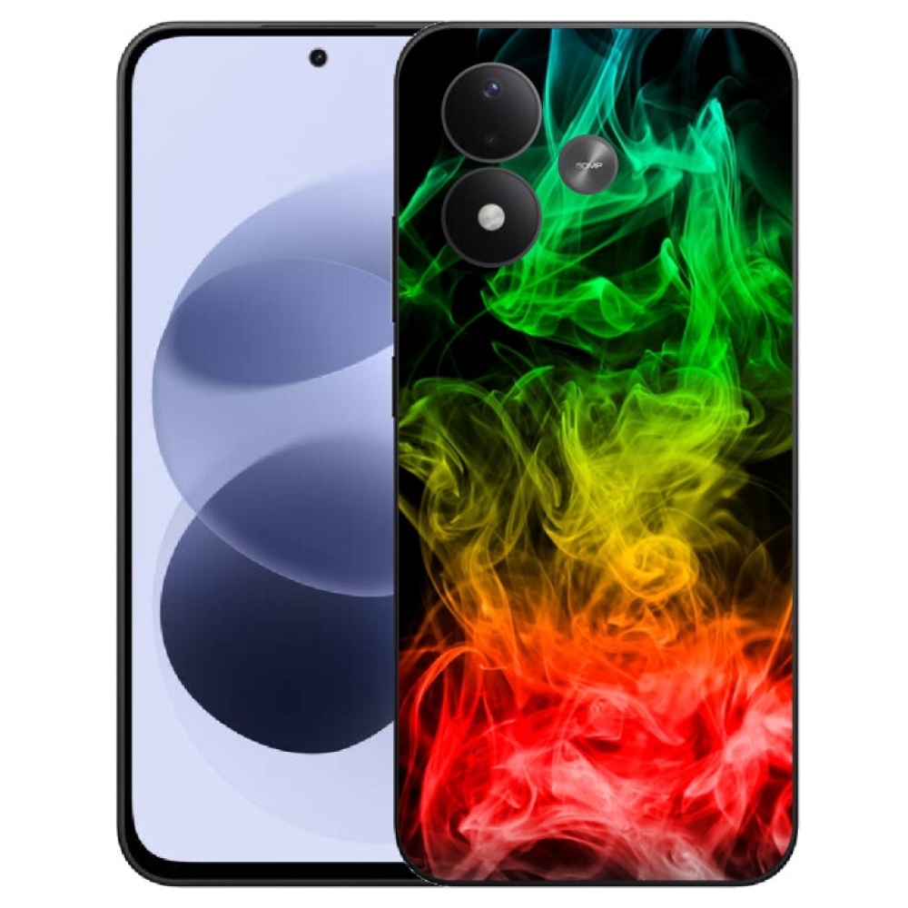 mmCase gél tok a Xiaomi Redmi Note 17 4G/5G-hez – absztrakt minta 7