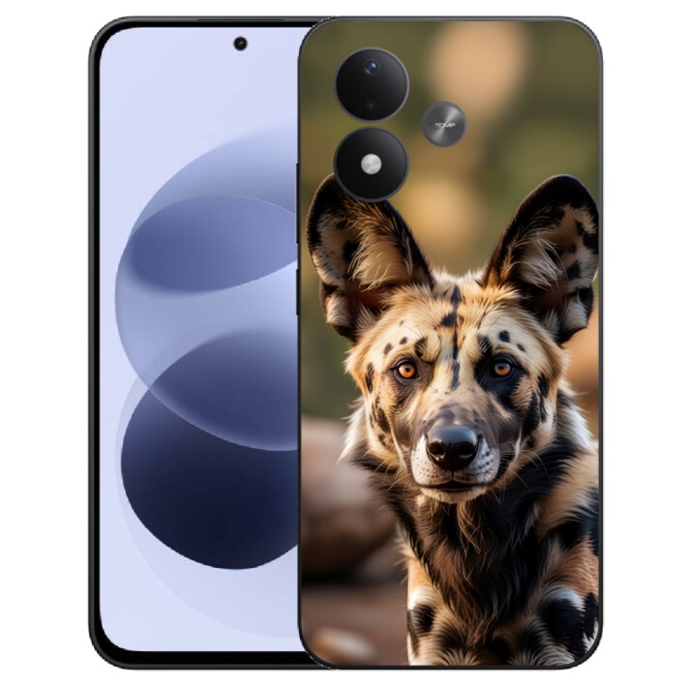 mmCase géltok a Xiaomi Redmi Note 17 4G/5G-hez – afrikai vadkutya