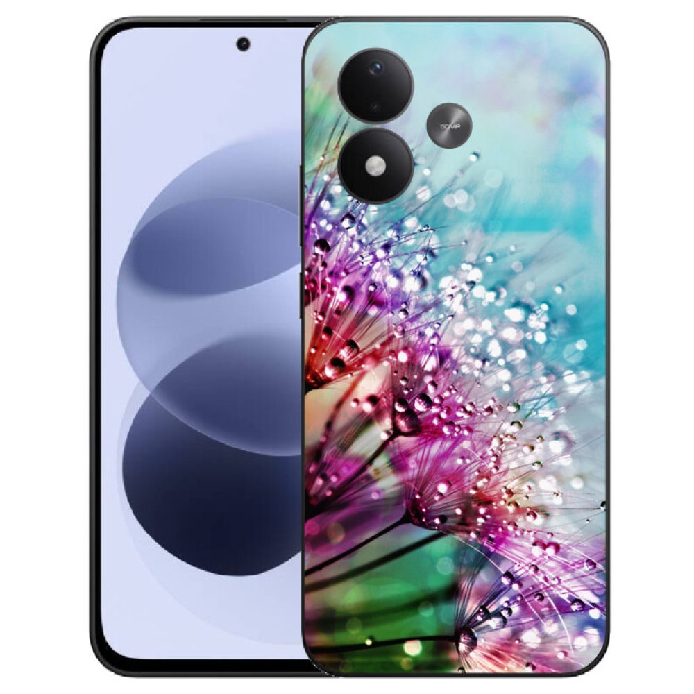 mmCase géltok a Xiaomi Redmi Note 17 4G/5G-hez – színes virágok