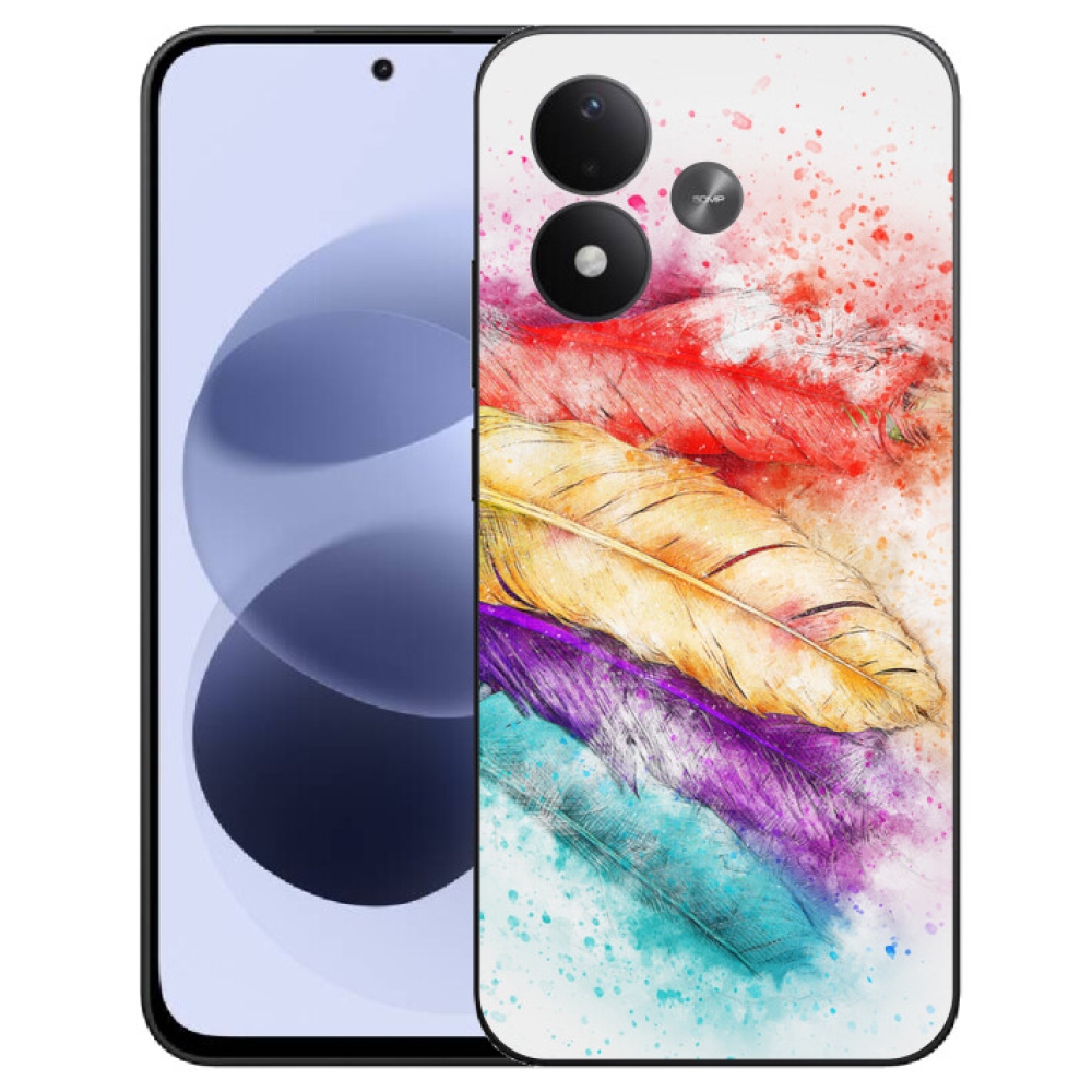 mmCase gél tok a Xiaomi Redmi Note 17 4G/5G-hez – színes tollak