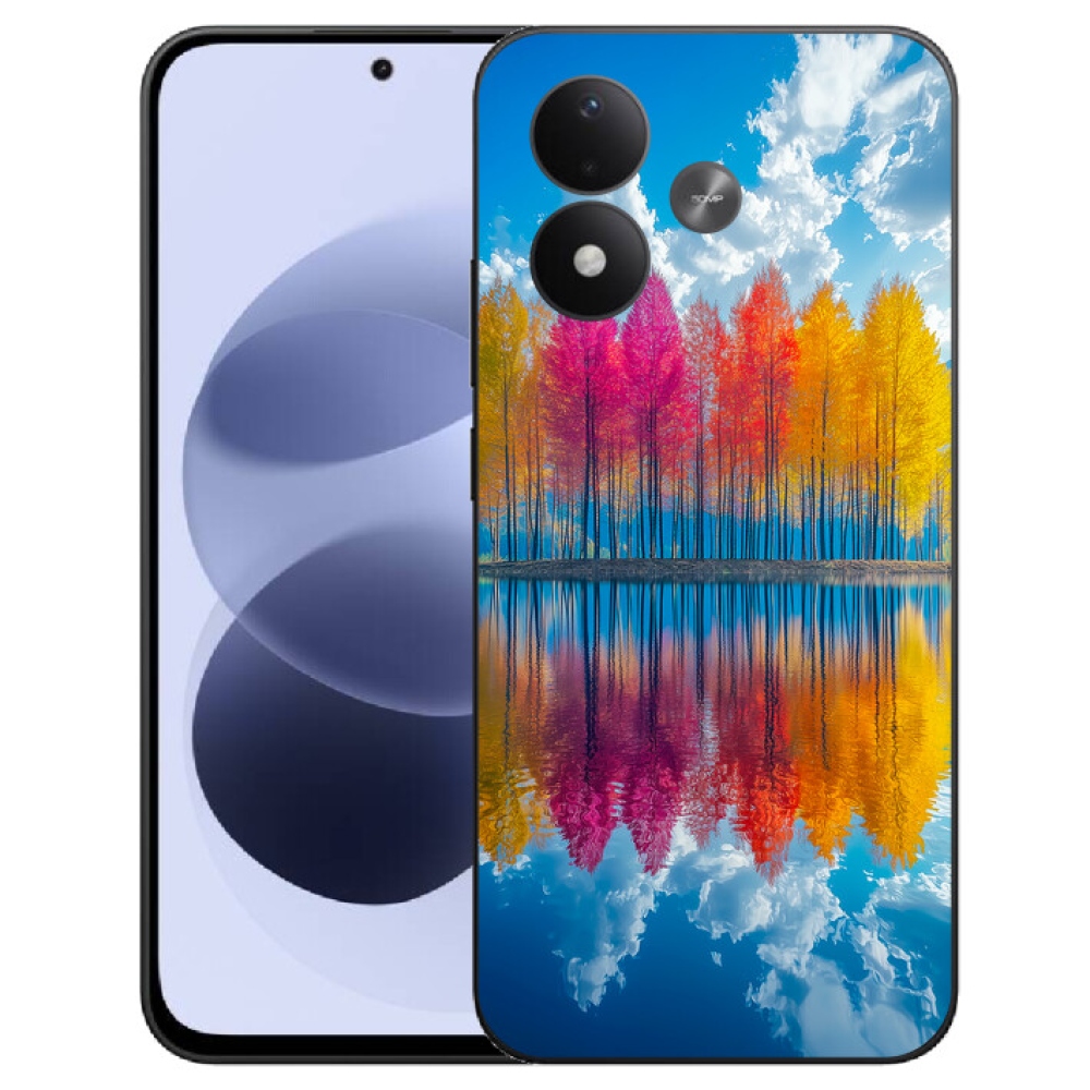 mmCase gél tok a Xiaomi Redmi Note 17 4G/5G-hez – színes fák