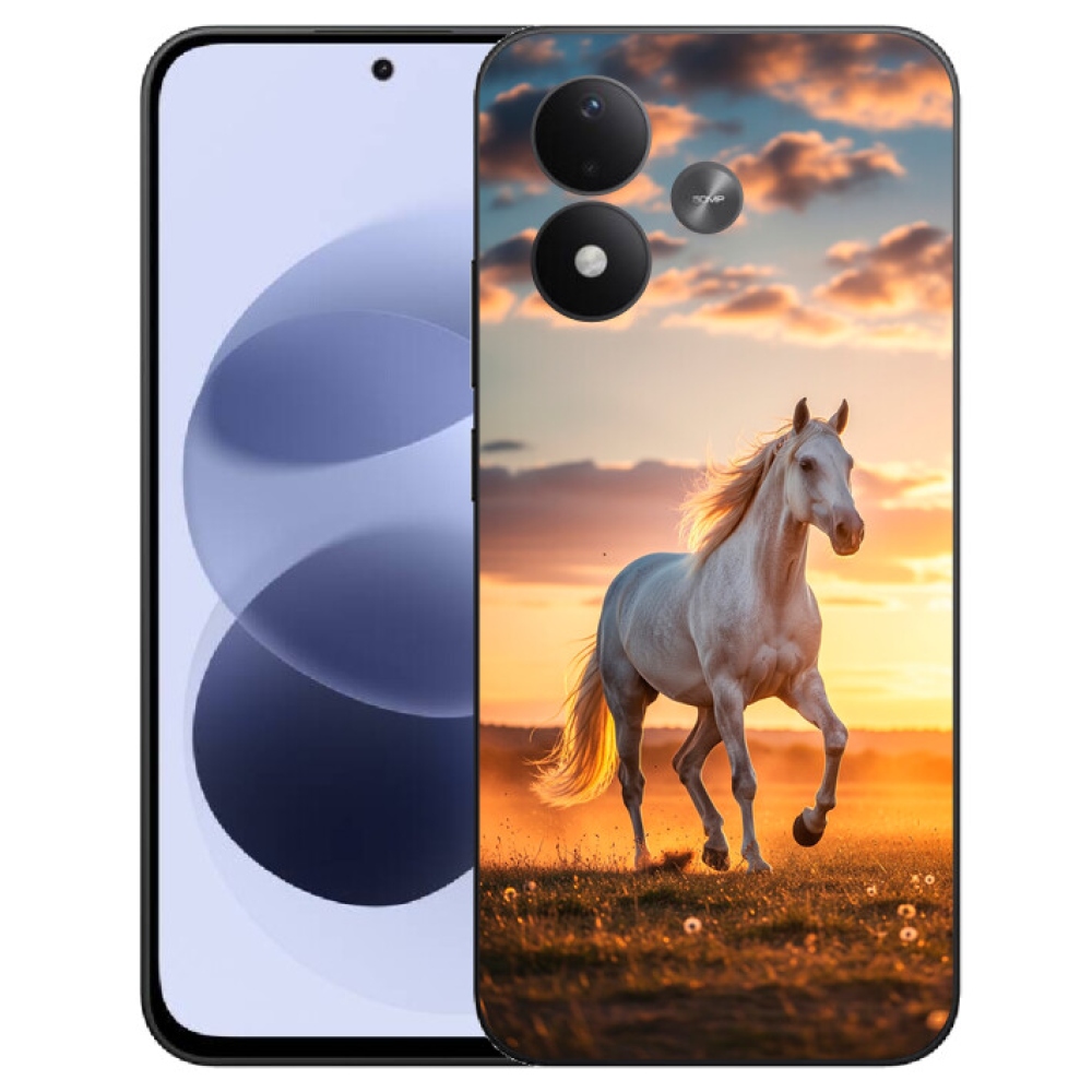 mmCase géltok a Xiaomi Redmi Note 17 4G/5G-hez – futó fehér ló 2