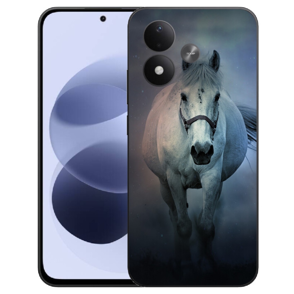 mmCase géltok a Xiaomi Redmi Note 17 4G/5G-hez – futó fehér ló