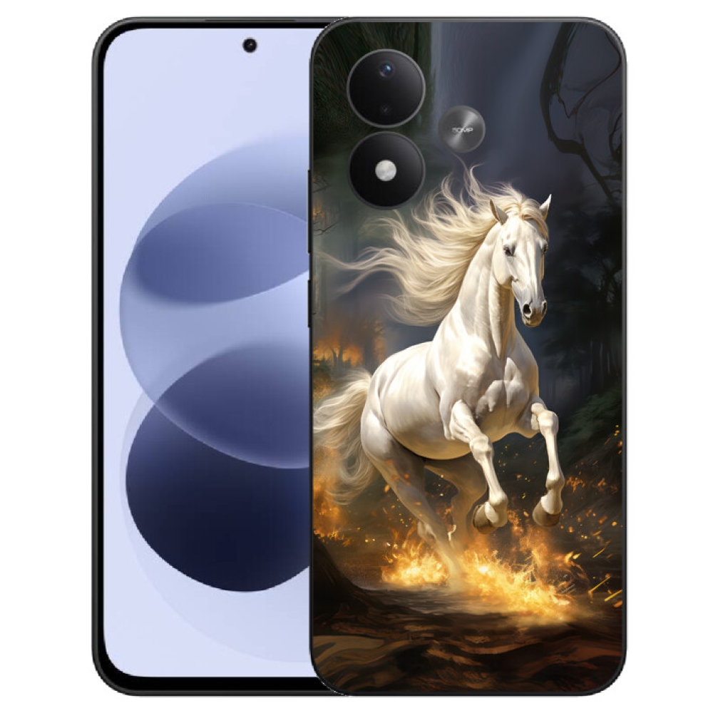 mmCase géltok a Xiaomi Redmi Note 17 4G/5G-hez – fehér ló 2
