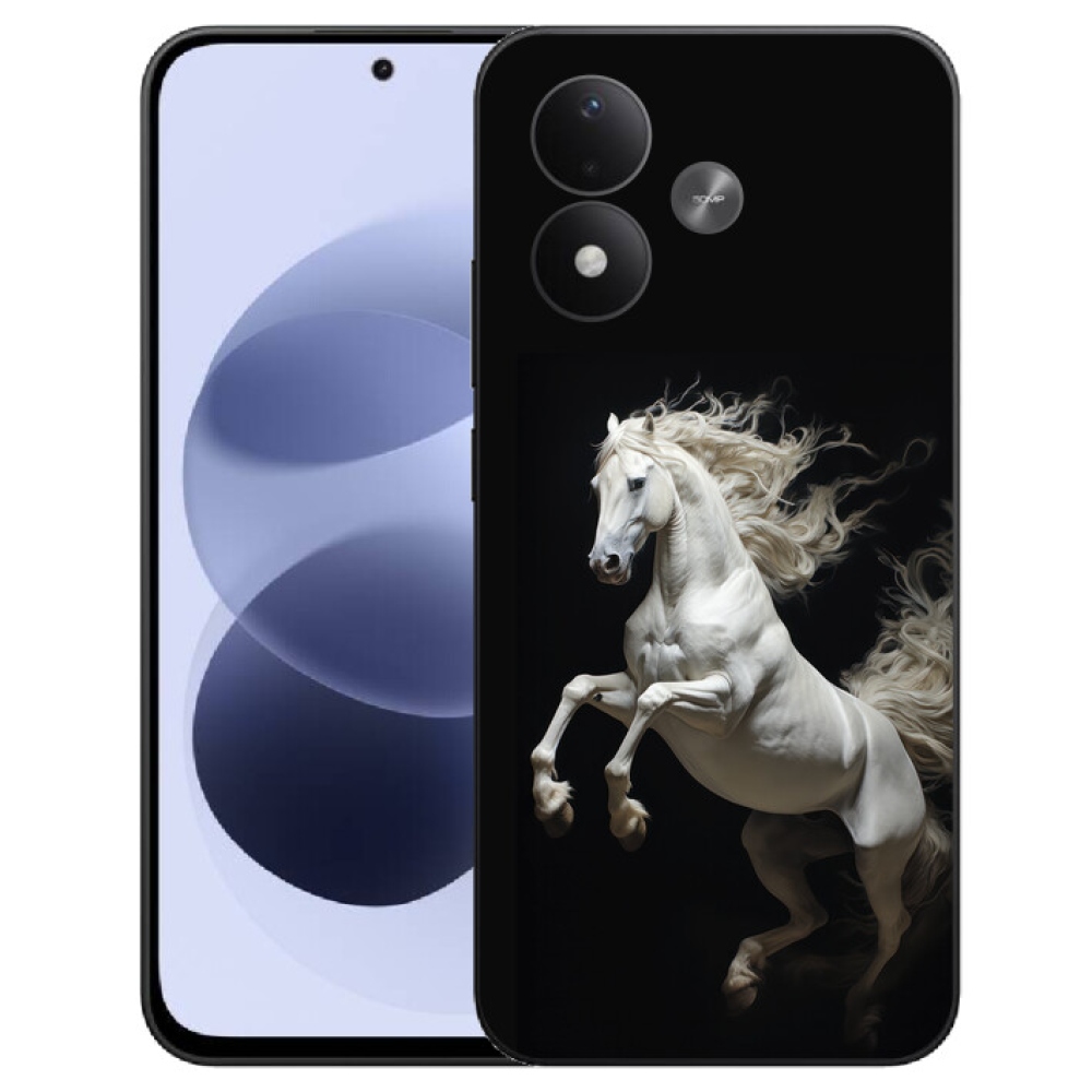 mmCase géltok a Xiaomi Redmi Note 17 4G/5G-hez – fehér ló 4