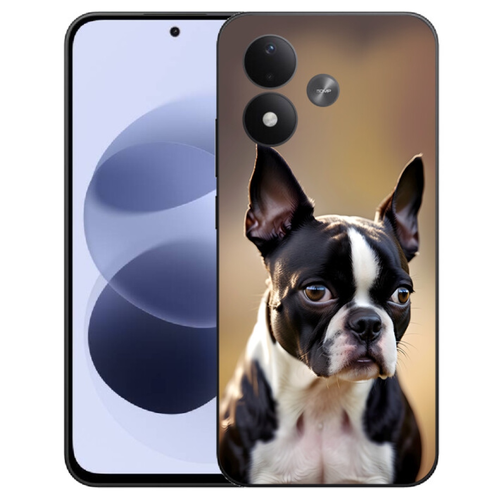 mmCase gél tok a Xiaomi Redmi Note 17 4G/5G-hez – bostoni terrier