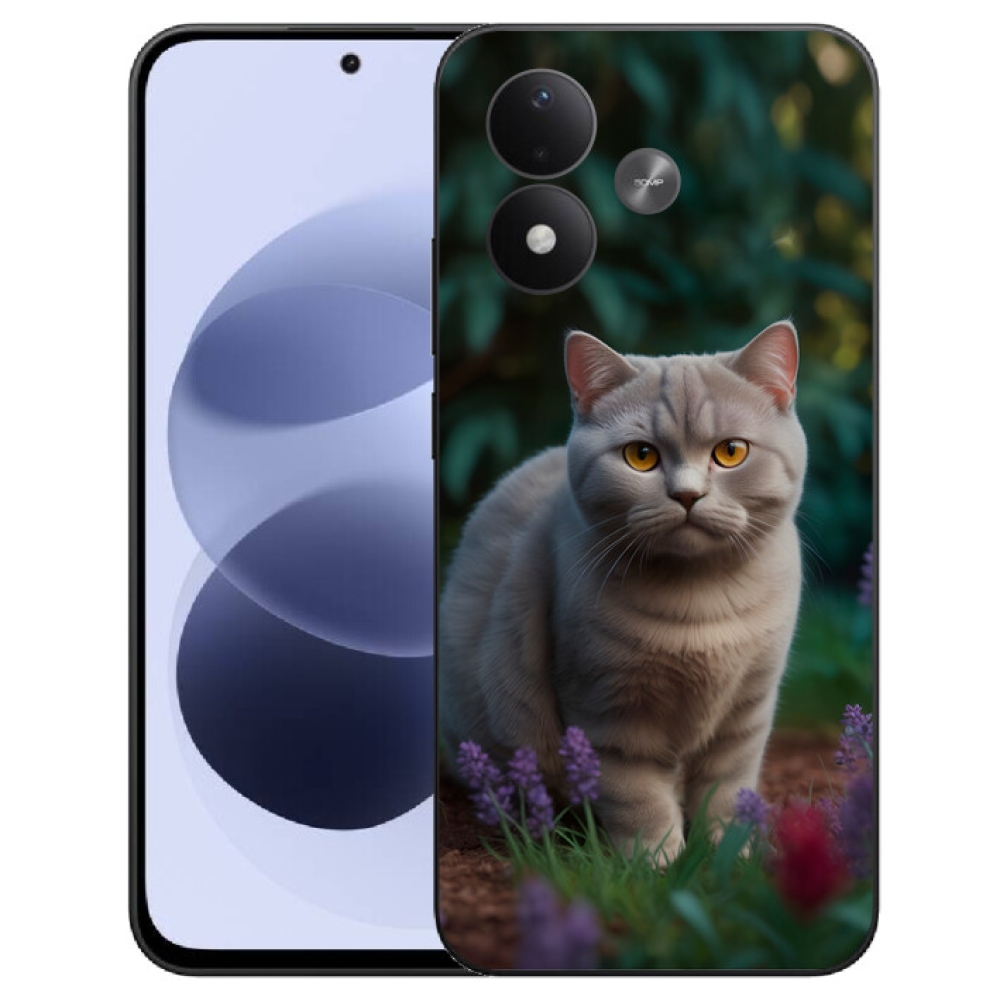 mmCase gél tok a Xiaomi Redmi Note 17 4G/5G-hez – brit macska