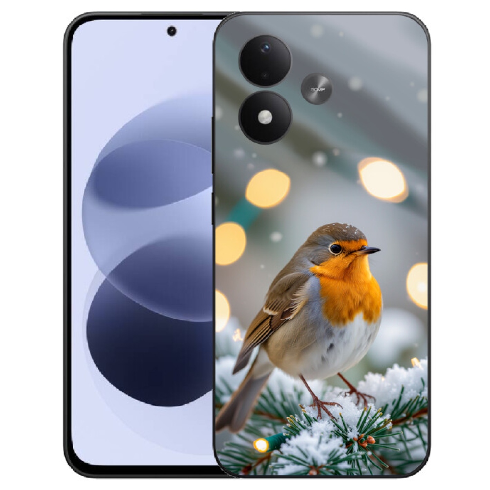 mmCase géltok a Xiaomi Redmi Note 17 4G/5G-hez – téli vörös