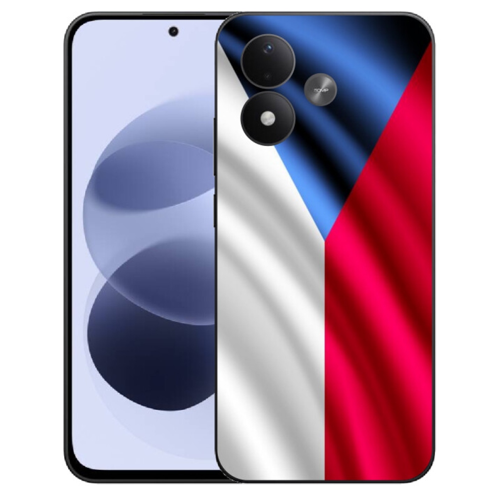 mmCase gél tok a Xiaomi Redmi Note 17 4G/5G-hez – cseh zászló