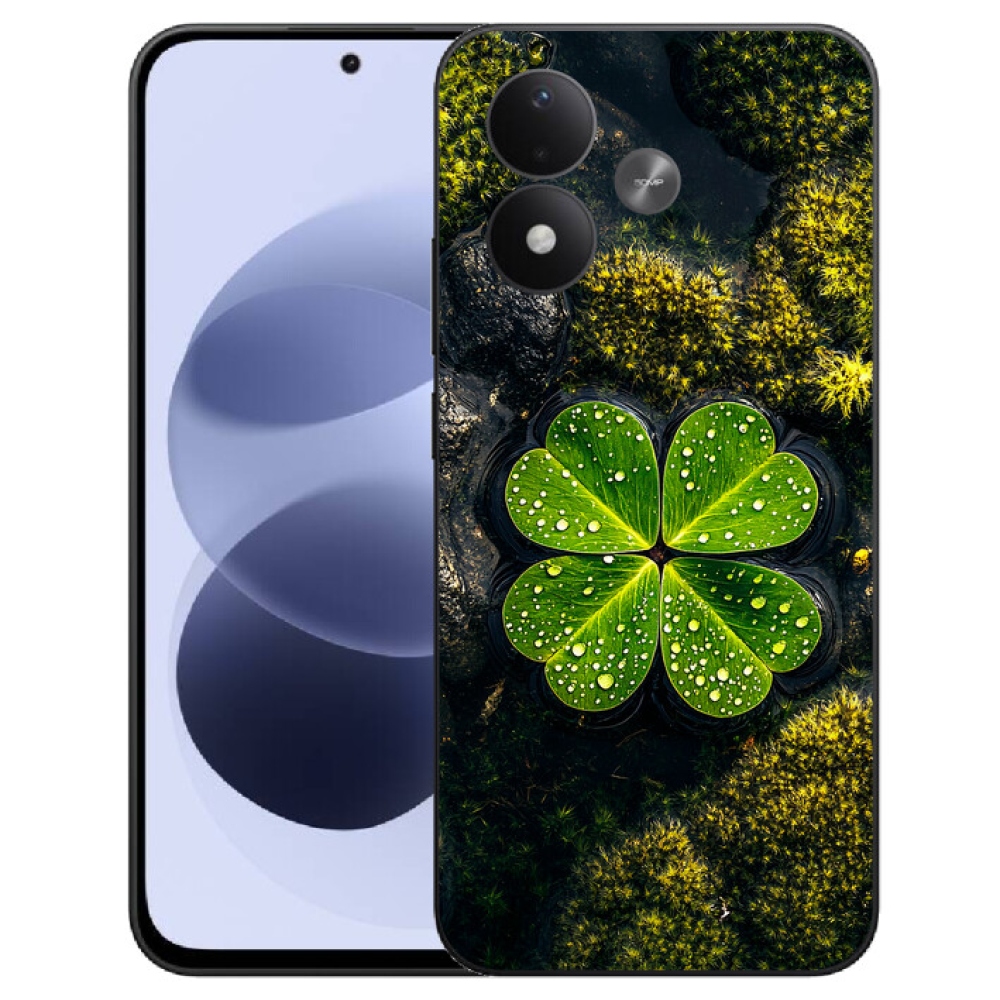 mmCase gél tok a Xiaomi Redmi Note 17 4G/5G-hez – négylevelű lóhere