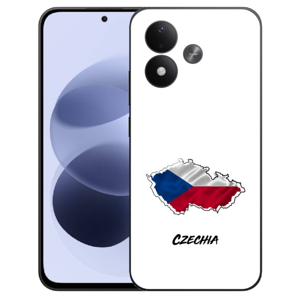 mmCase géltok a Xiaomi Redmi Note 17 4G/5G-hez – Czechia, fehér háttér