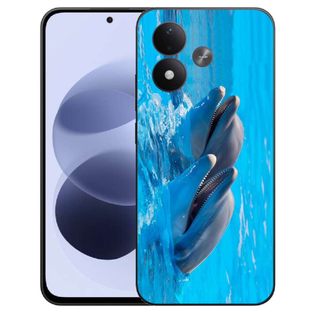 mmCase gél tok a Xiaomi Redmi Note 17 4G/5G-hez – delfinek