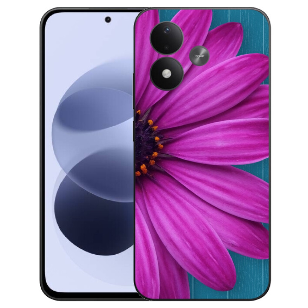 mmCase géltok a Xiaomi Redmi Note 17 4G/5G-hez – lila margaréta