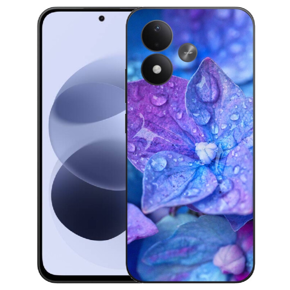 mmCase géltok a Xiaomi Redmi Note 17 4G/5G-hez – lila virág