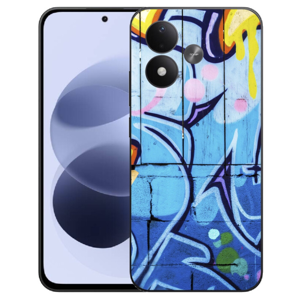 mmCase gélhuzat a Xiaomi Redmi Note 17 4G/5G-hez – graffiti