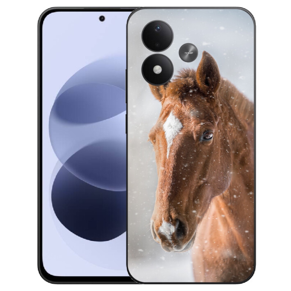 mmCase géltok a Xiaomi Redmi Note 17 4G/5G-hez – barna ló 2