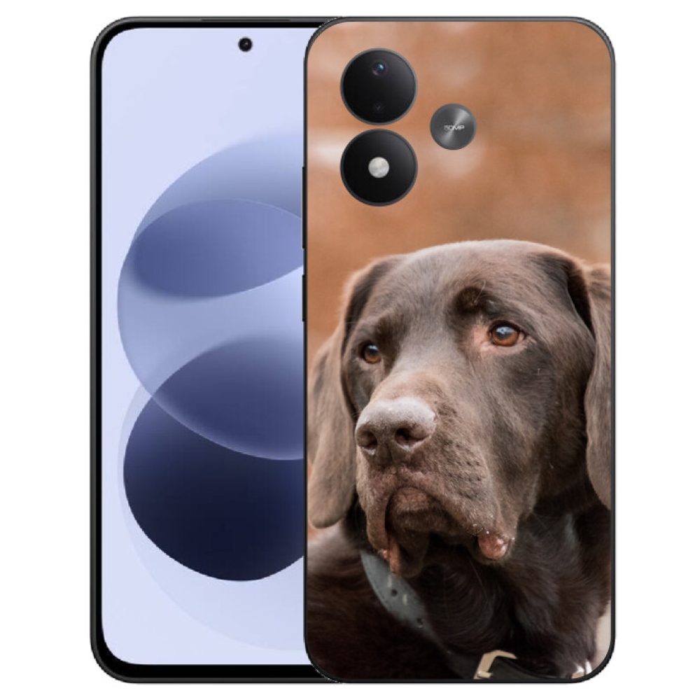 mmCase gél tok a Xiaomi Redmi Note 17 4G/5G-hez – barna labrador