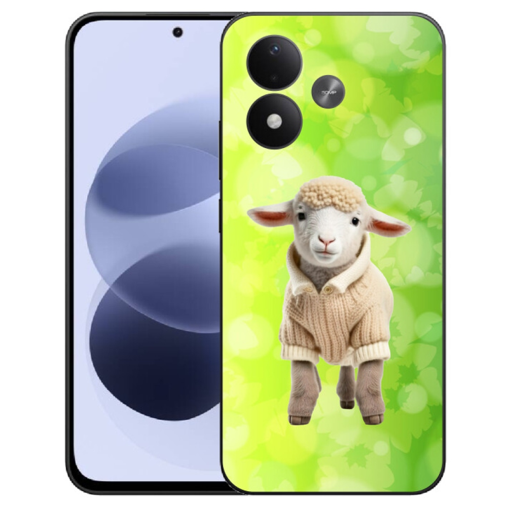 mmCase gél tok a Xiaomi Redmi Note 17 4G/5G-hez – pulóveres bárányka