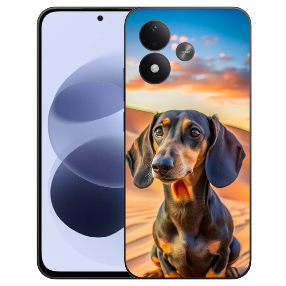 mmCase géltok a Xiaomi Redmi Note 17 4G/5G-hez – dachshund 3 