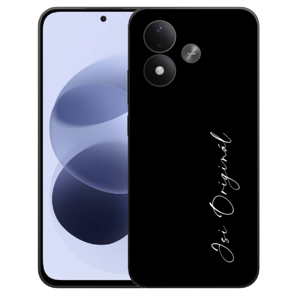 mmCase géltok a Xiaomi Redmi Note 17 4G/5G-hez – eredeti, fekete háttérrel