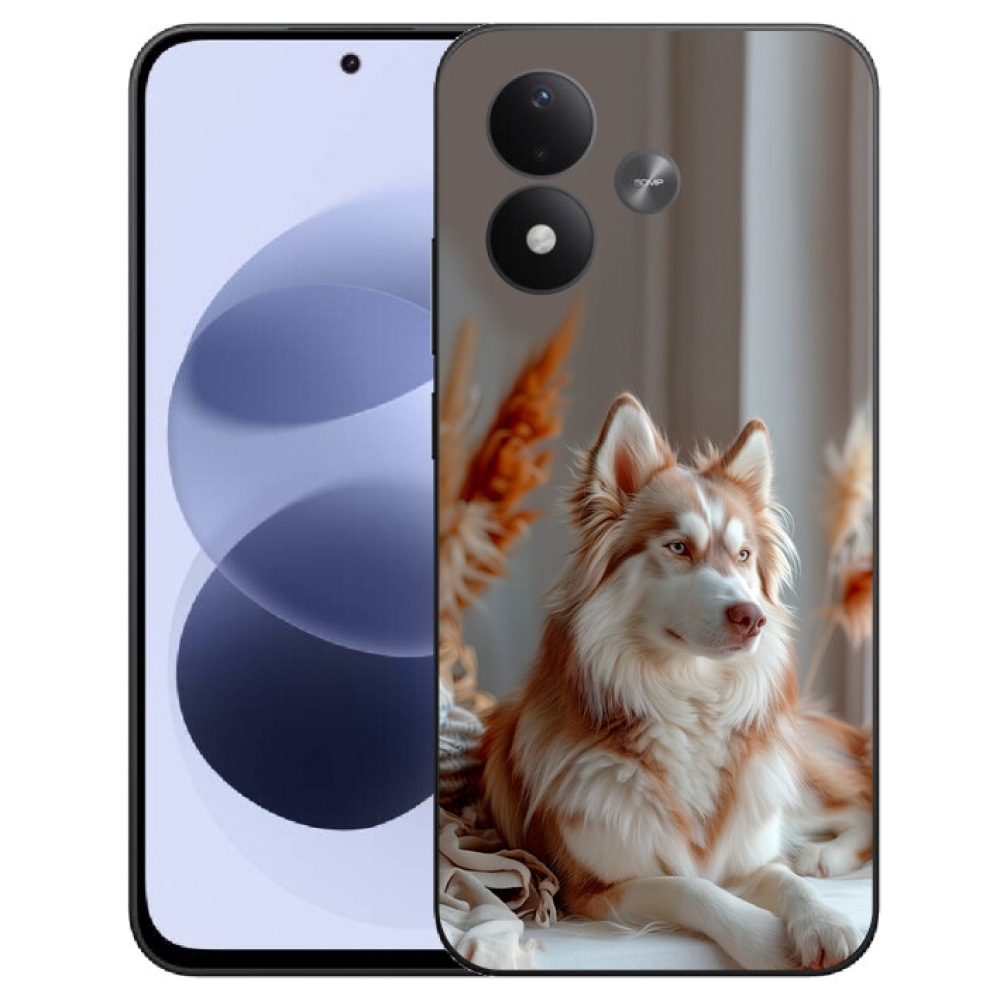 mmCase géltok a Xiaomi Redmi Note 17 4G/5G-hez – nyugodt szibériai husky