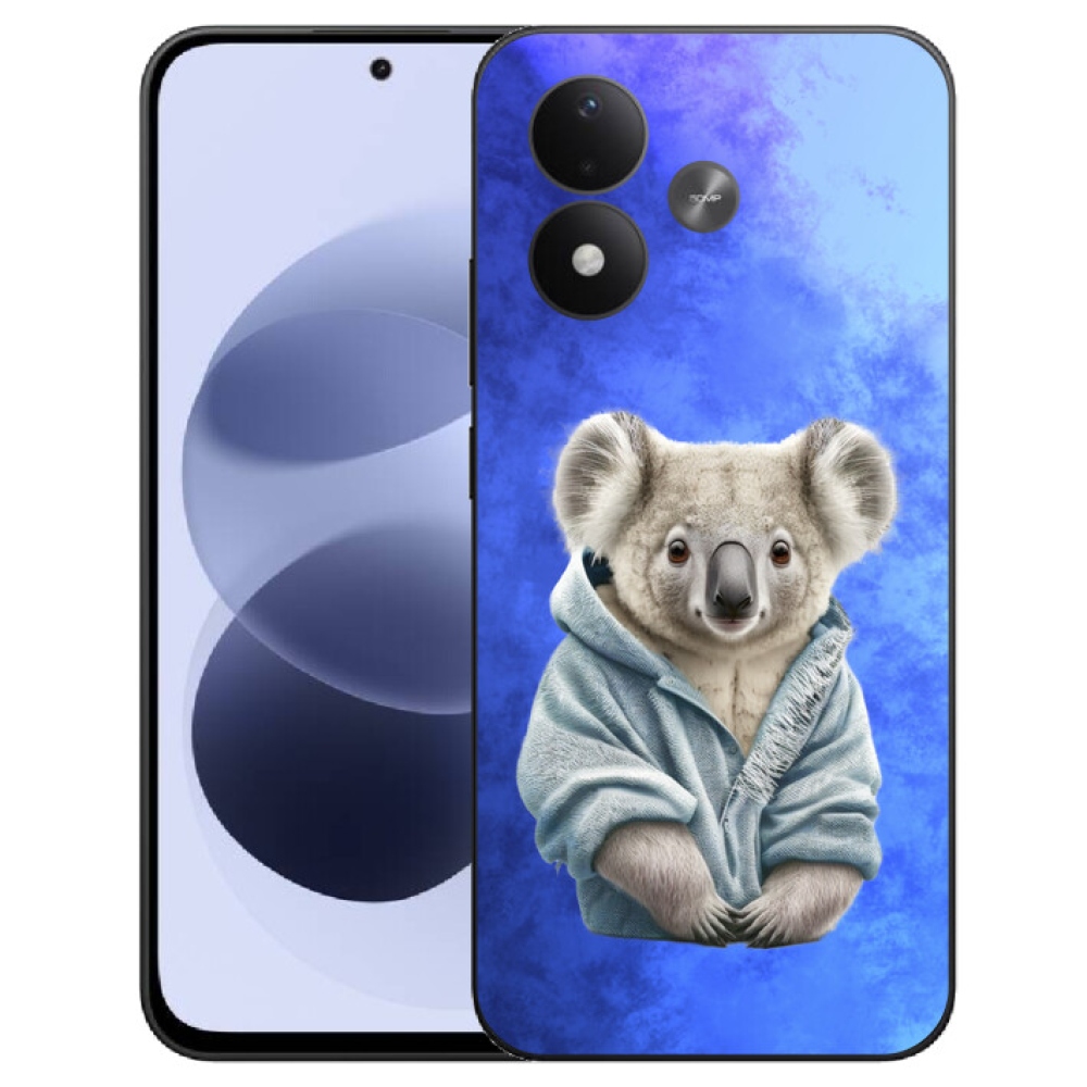 mmCase géltok a Xiaomi Redmi Note 17 4G/5G-hez – pulóveres koala