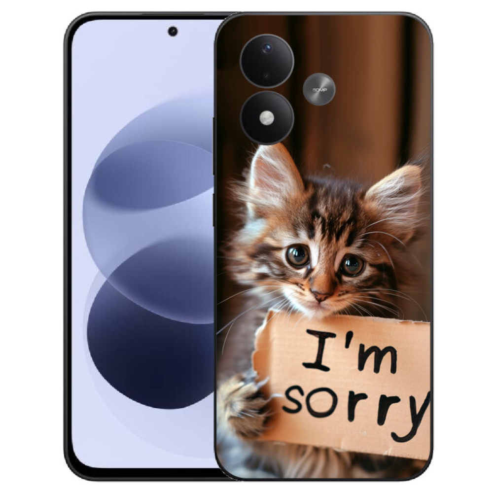 mmCase gél tok a Xiaomi Redmi Note 17 4G/5G-hez – macskás mintás