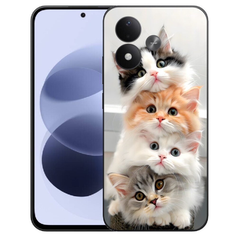 mmCase gél tok a Xiaomi Redmi Note 17 4G/5G-hez – macskás csapat