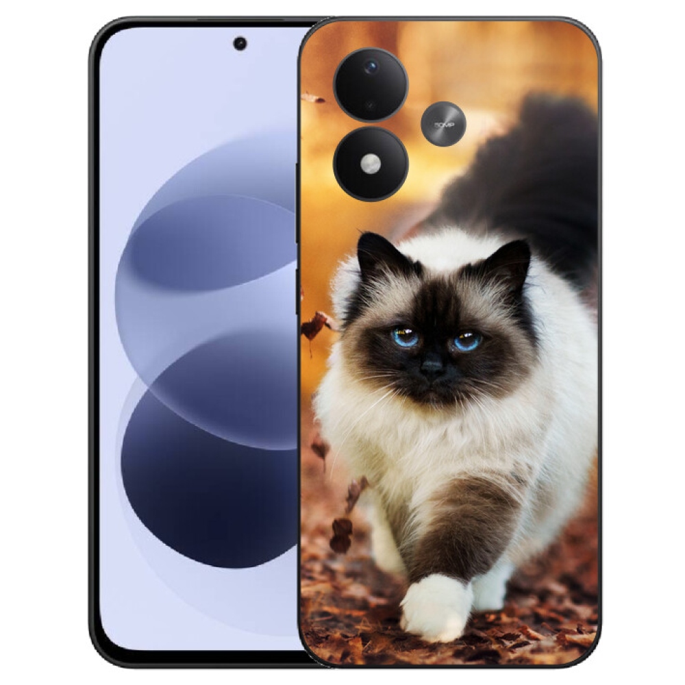 mmCase gél tok a Xiaomi Redmi Note 17 4G/5G-hez – macska