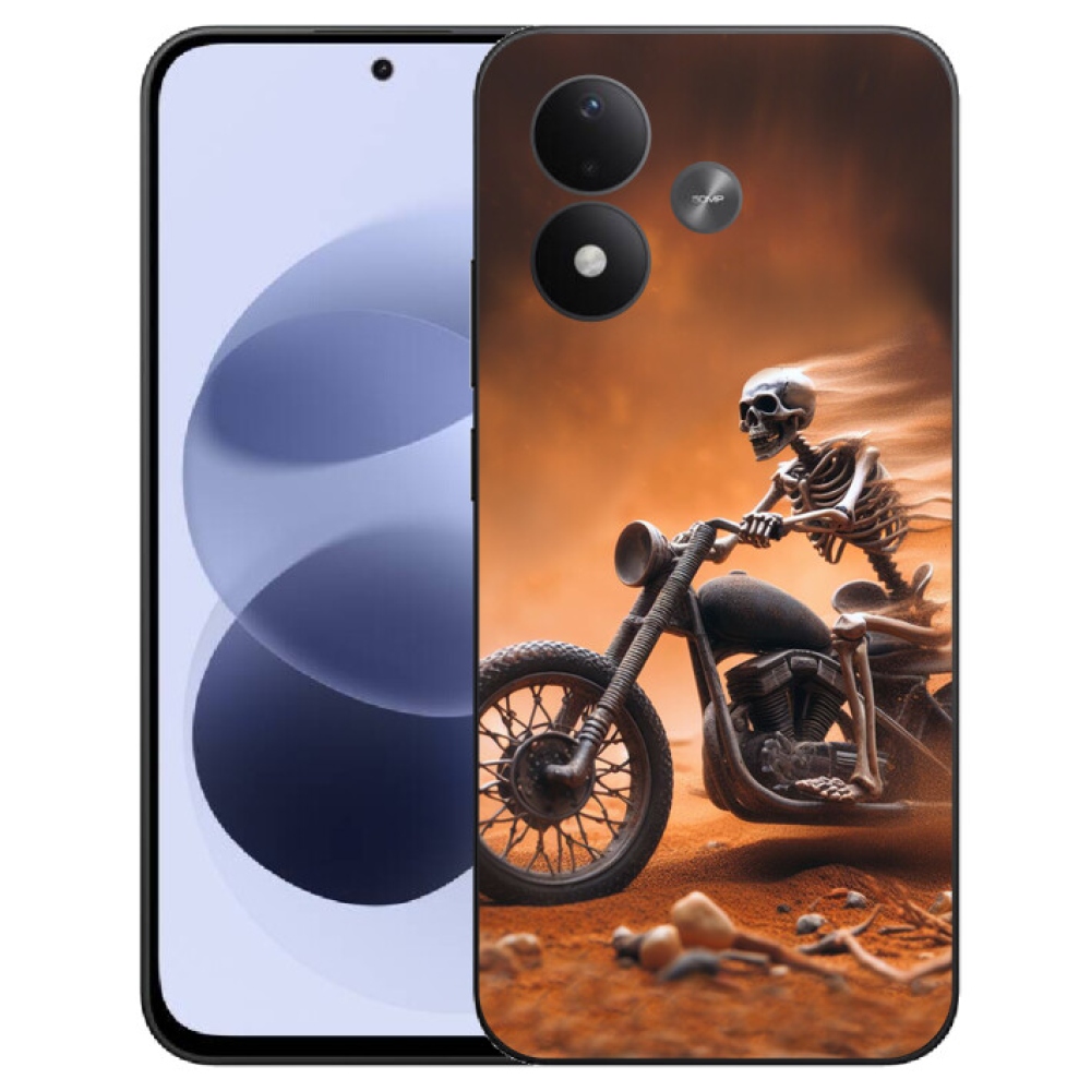 mmCase géltok a Xiaomi Redmi Note 17 4G/5G-hez – motoros motívummal