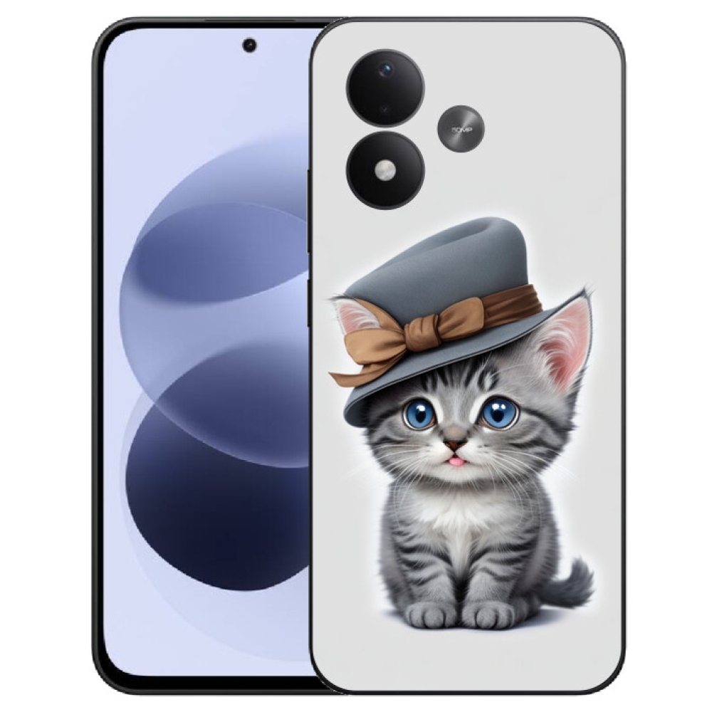 mmCase géltok a Xiaomi Redmi Note 17 4G/5G-hez – kalapos cica